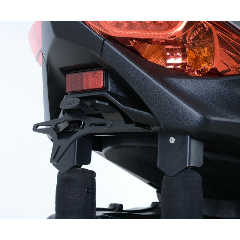 Support de plaque R&G RACING noir Yamaha X-Max 300 - 1083002001