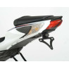 Support de plaque R&G RACING noir Suzuki GSX-R600/750 - 1082876001