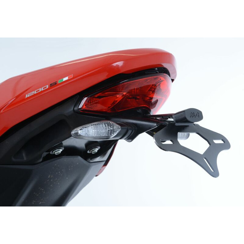Support de plaque R&G RACING noir Ducati - 1082989001