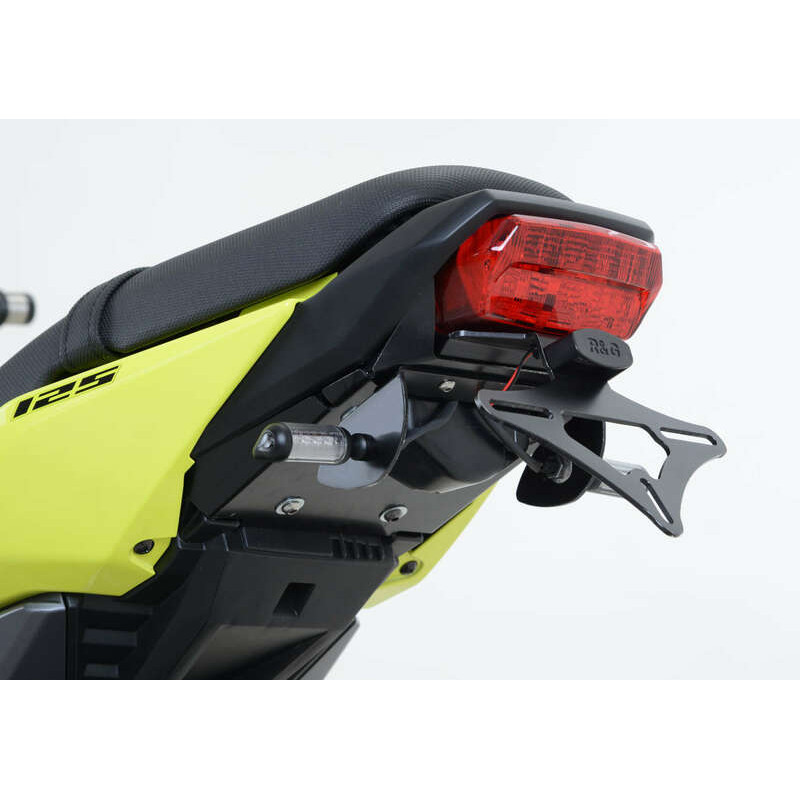 Support de plaque R&G RACING noir compatible micro clignotants Honda MSX125 - 1082974001