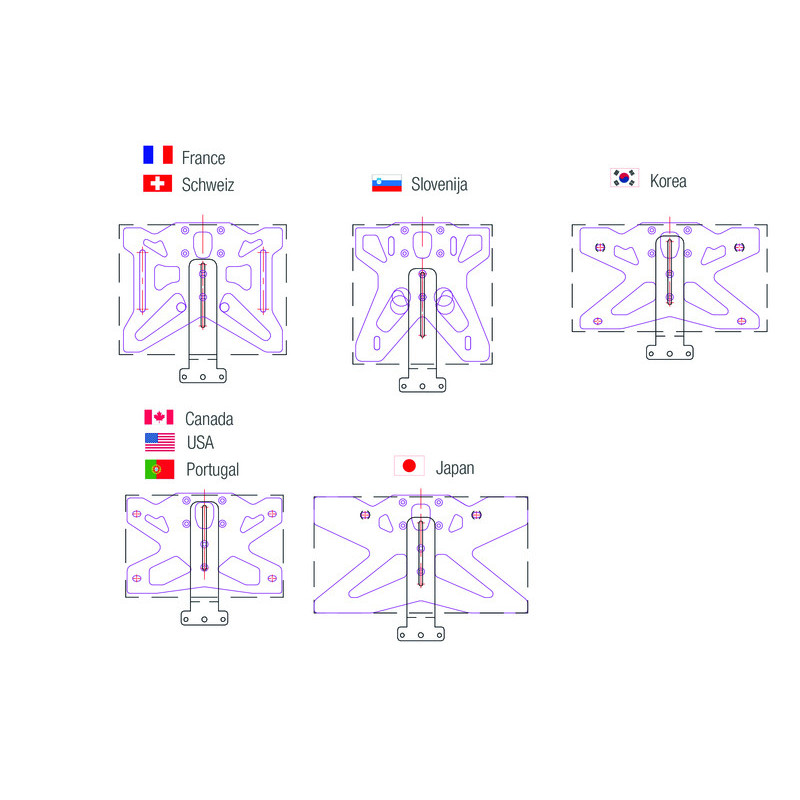 Catadioptre LIGHTECH support vertical - 1071932