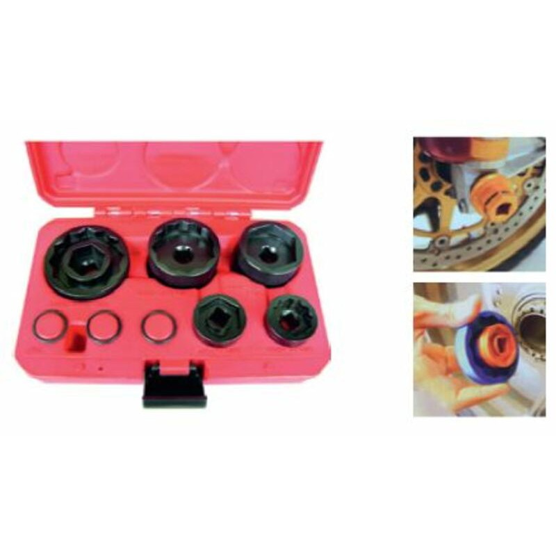 Coffret de 5 douilles d'axe de roue JMP universel 28 à 55mm - 1052092