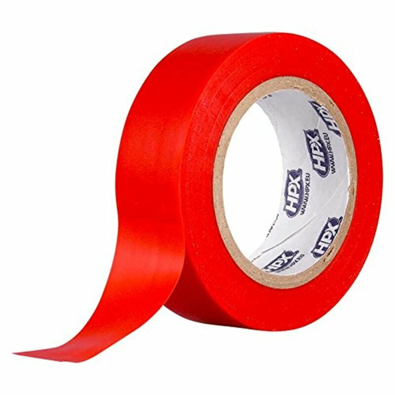 Ruban adhésif isolant HPX rouge 19mm x 10m - 1052833