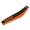 Housse de selle BLACKBIRD Double Grip 3 orange/noir KTM SX85 - 1054415