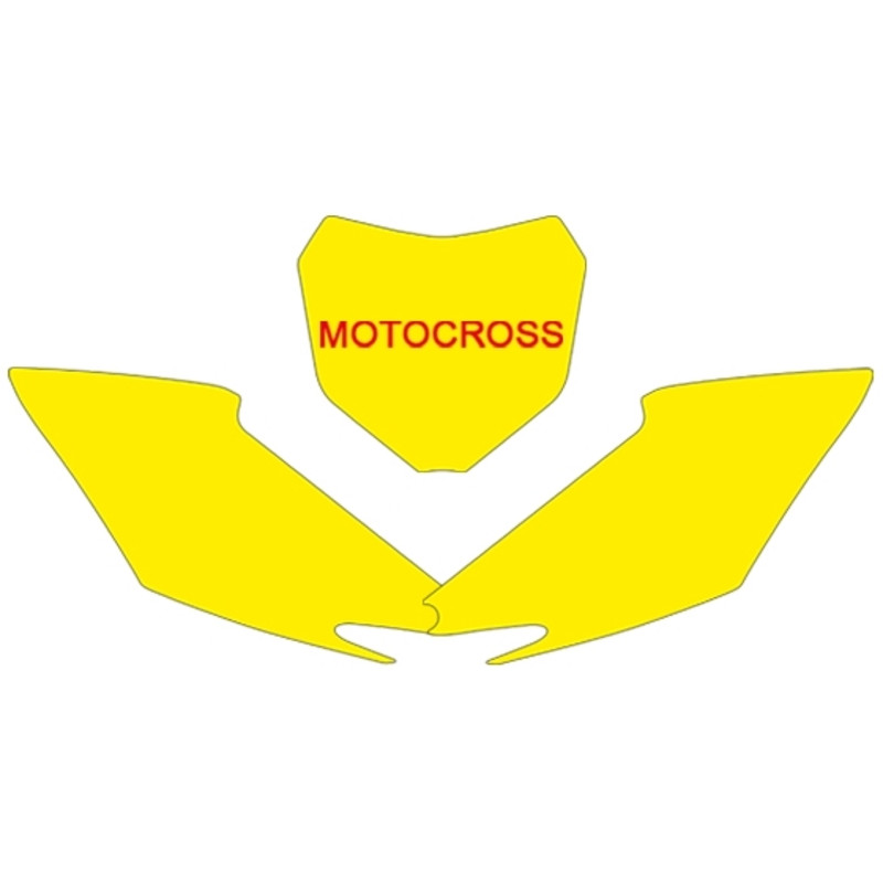 Fonds de plaque BLACKBIRD blanc Honda CRF250R/450R - 1082030002