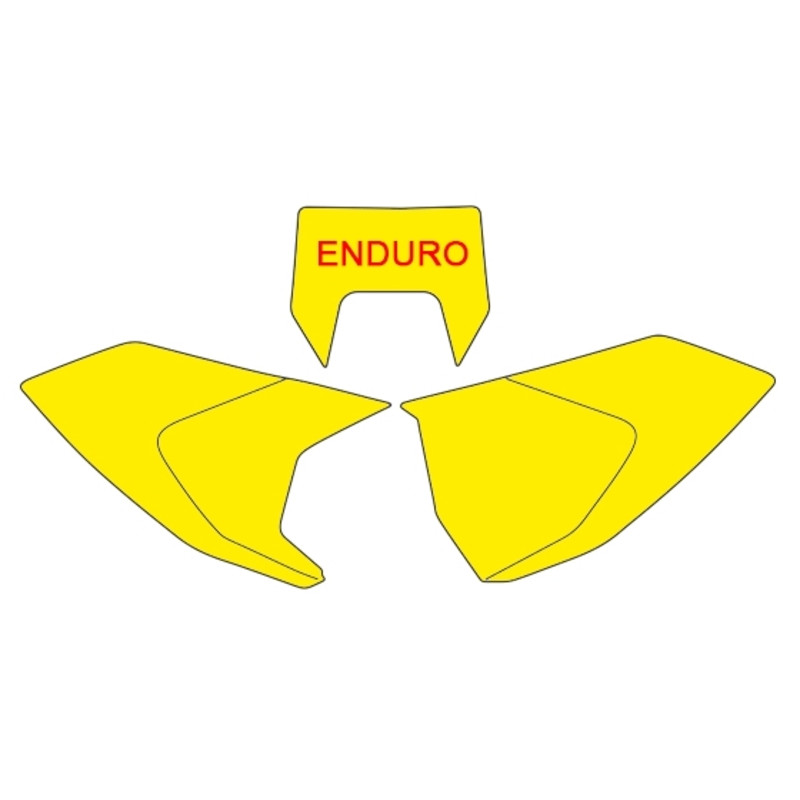 Fonds de plaque BLACKBIRD noir Husqvarna TE/FE - 1082121003