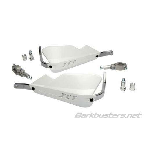 Kit protège-mains BARKBUSTERS Jet montage 2 points embout de guidon droit Ø22mm blanc - 1085979005