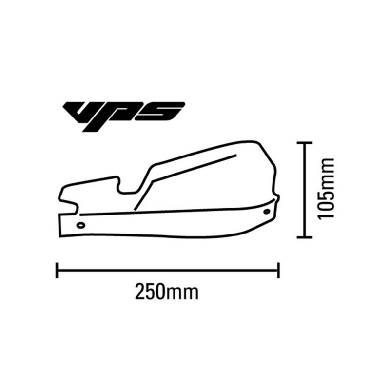 Kit protège-mains BARKBUSTERS VPS MX Universel jaune - 1085984009