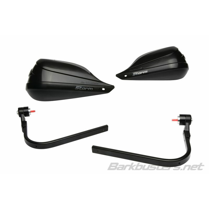 Kit protège-mains BARKBUSTERS Storm point d'attache simple Ø6-8mm pas de vis intérieur embout du guidon noir - 1088039001