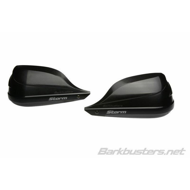 Kit protège mains BARKBUSTERS Storm point d'attache simple embout du guidon creux noir Kit protège mains BARKBUSTERS Storm point d'attache simple embout du guidon creux noir