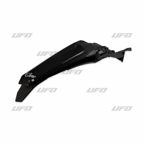 Garde-boue arrière + support de plaque avec feu UFO noir Yamaha WR250F - 1087888001