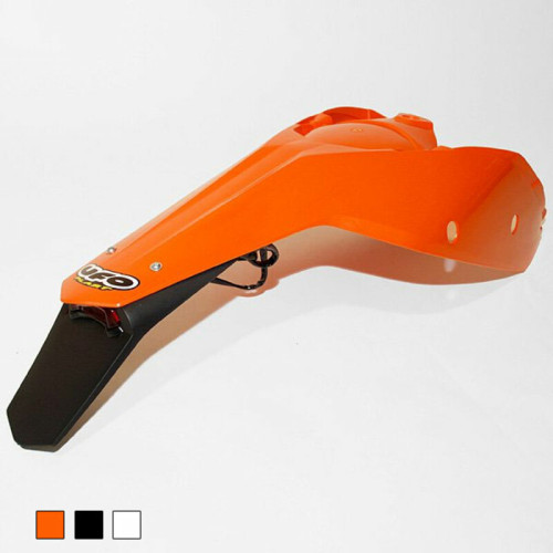 Garde-boue arrière + plaques latérales UFO orange KTM EXC/EXC-F - 1087344001