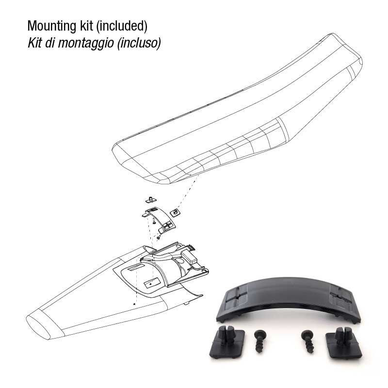 Garde-boue arrière RACETECH - 1123956003