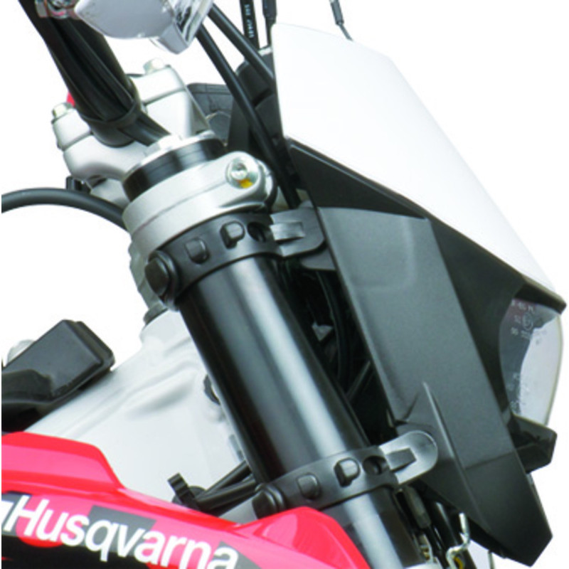 Plaque phare POLISPORT Halo blanc/noir - 1086628001