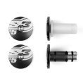 Embouts de guidons S3 End 5 Ø12mm noir Embouts de guidons S3 End 5 Ø12mm noir