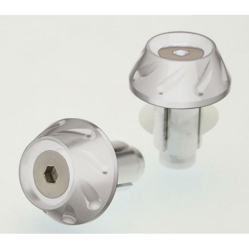 Embouts de guidon BIHR Next  Ø14-17mm argent - 1082551005