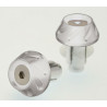 Embouts de guidon BIHR Next  Ø14-17mm argent - 1082551005