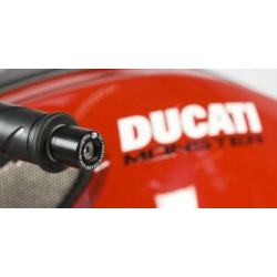 Embouts de guidon R&G RACING noir Ducati - 1082478001
