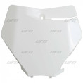 Plaque numéro frontale UFO blanc KTM SX/SX-F Plaque numéro frontale UFO blanc KTM SX/SX-F