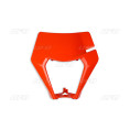 Plaque numéro frontale UFO orange fluo KTM EXC/EXC-F Plaque numéro frontale UFO orange fluo KTM EXC/EXC-F