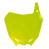 Plaque numéro frontale RACETECH jaune fluo Suzuki RM-Z250/450