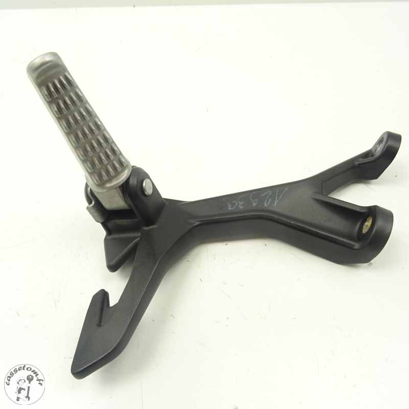 Platine arrière gauche + repose pied Ninja 400 2023