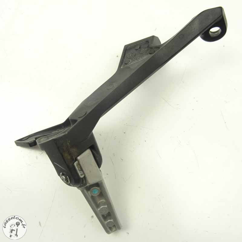 Platine arrière gauche + repose pied Ninja 400 2023