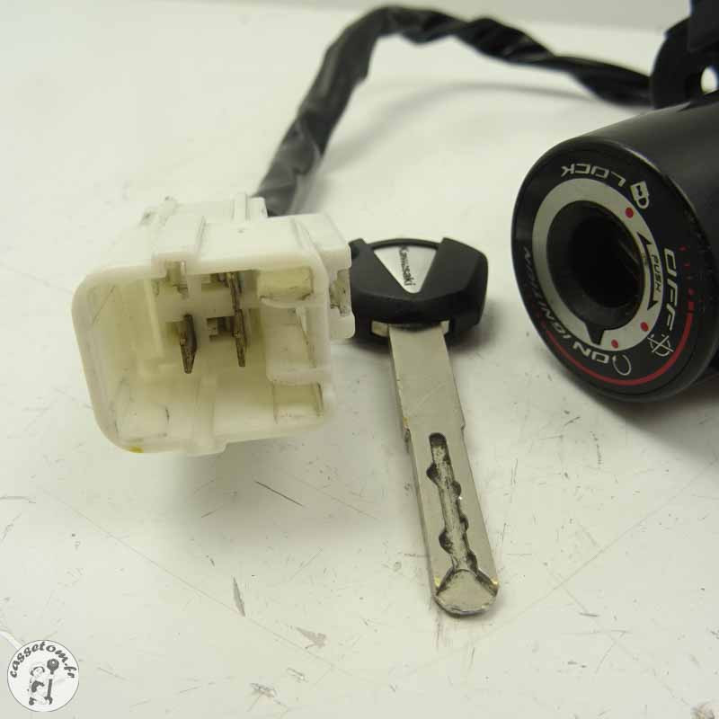 Kit Serrures Kawasaki 400 Ninja 2023 - 1 Clé Recyclée