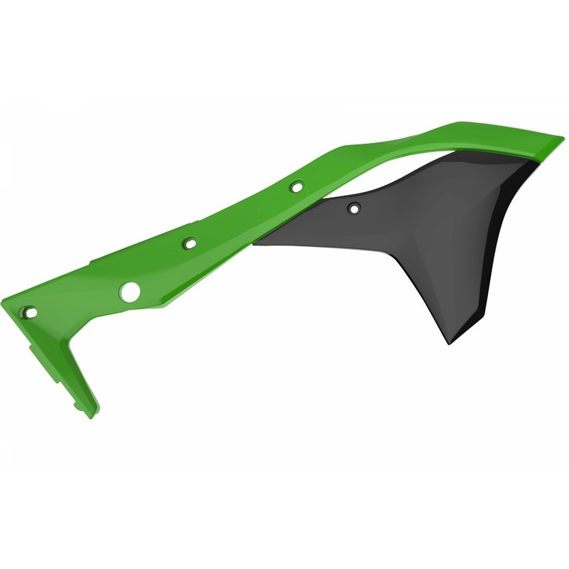 Ouïes de radiateur POLISPORT couleur origine 17 vert/noir Kawasaki KX250F Ouïes de radiateur POLISPORT couleur origine 17 vert/noir Kawasaki KX250F