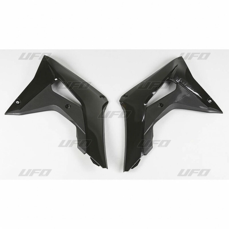 Ouïes de radiateur UFO noir Honda CRF450R Ouïes de radiateur UFO noir Honda CRF450R