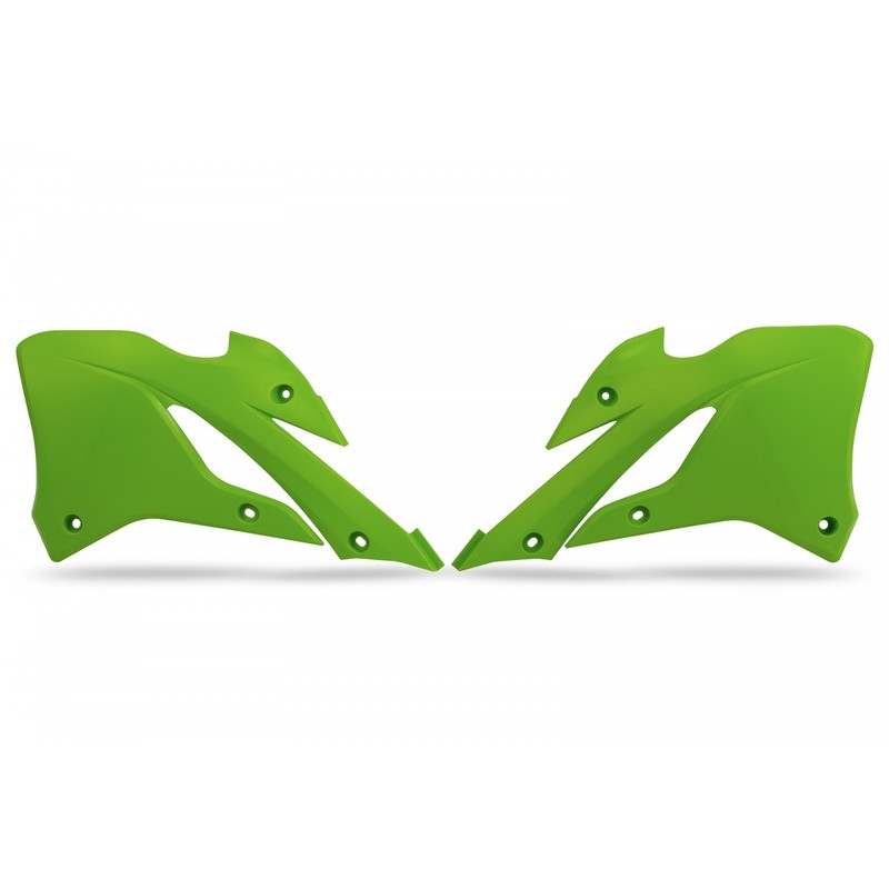 Ouïes de radiateur UFO - vert Kawasaki KX85 Ouïes de radiateur UFO - vert Kawasaki KX85