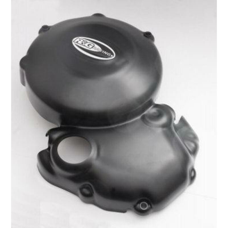 Couvre-carter gauche (alternateur) R&G RACING noir Kawasaki ER-6 N/F Couvre-carter gauche (alternateur) R&G RACING noir Kawasaki ER-6 N/F