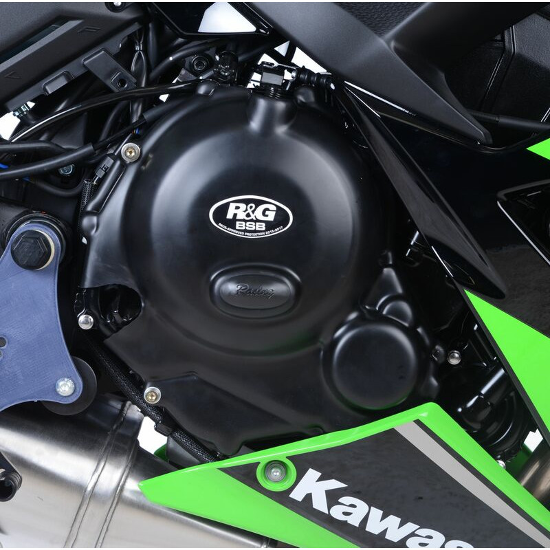 Couvre-carter droit R&G RACING Race Series noir Kawasaki Couvre-carter droit R&G RACING Race Series noir Kawasaki