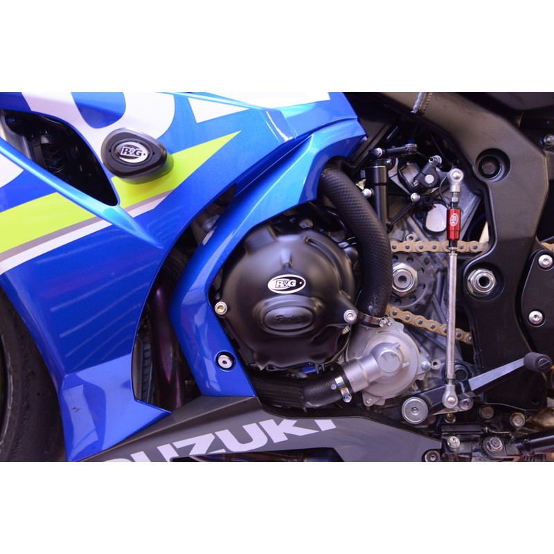 Couvre-carter gauche R&G RACING Race Series noir Suzuki GSX-R1000 Couvre-carter gauche R&G RACING Race Series noir Suzuki GSX-R1000