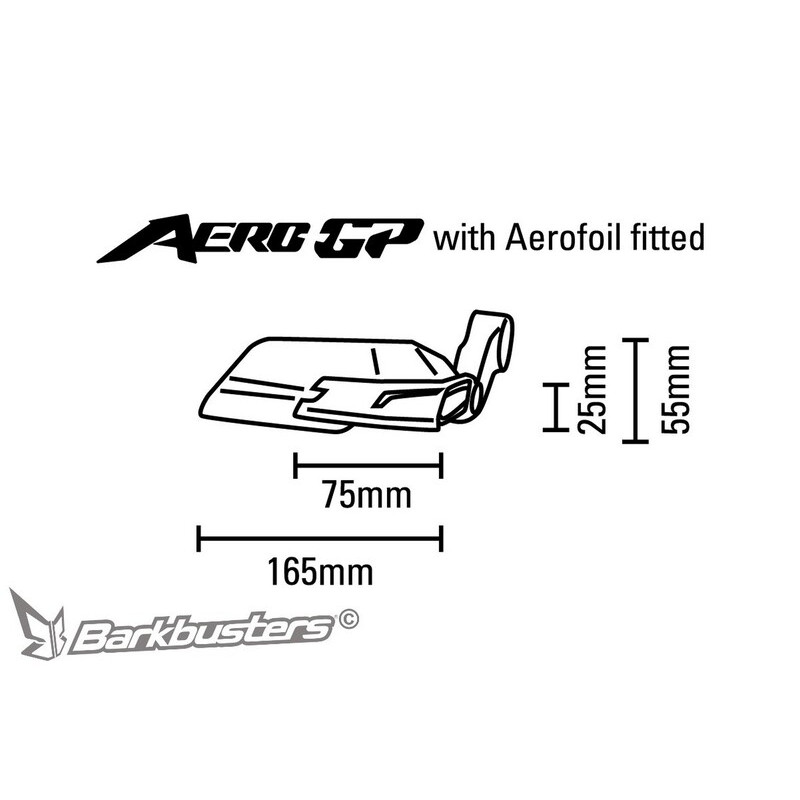 Protection de levier BARKBUSTERS Aero-GP noir
