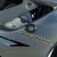 Tampons de protection R&G RACING Aero noir Triumph Daytona 675/R Tampons de protection R&G RACING Aero noir Triumph Daytona 675/R