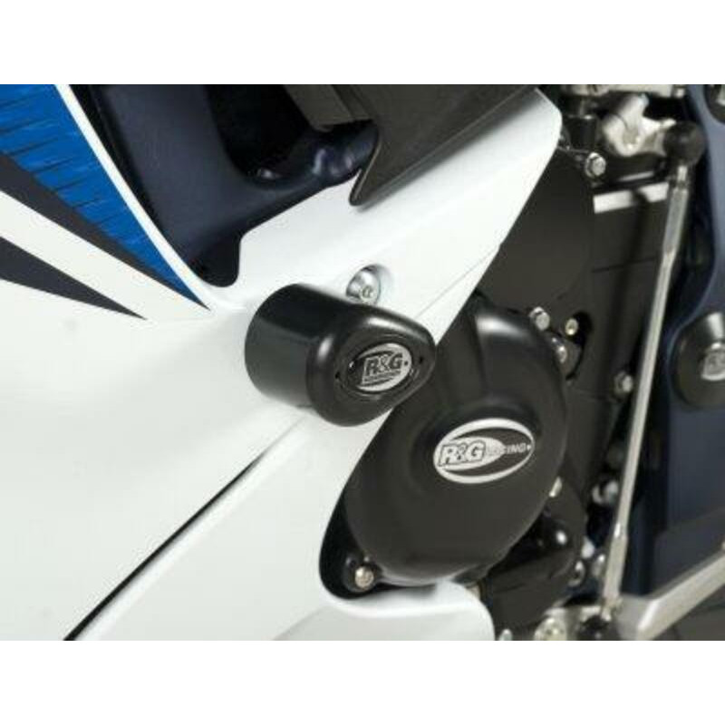 Tampons de protection R&G RACING Aero noir Suzuki GSX-R600/750 Tampons de protection R&G RACING Aero noir Suzuki GSX-R600/750