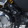 Tampons de protection R&G RACING Aero noir Honda Monkey 125 Tampons de protection R&G RACING Aero noir Honda Monkey 125