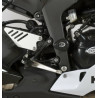 Tampons de protection R&G RACING Aero blanc Kawasaki ZX6R 636