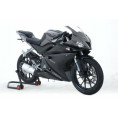 Tampons de protection R&G RACING Aero noir Yamaha YZF-R125 Tampons de protection R&G RACING Aero noir Yamaha YZF-R125