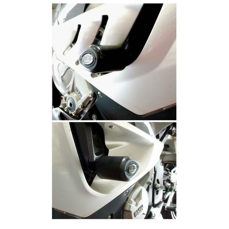 Tampons de protection R&G RACING Aero noir BMW S1000RR Tampons de protection R&G RACING Aero noir BMW S1000RR