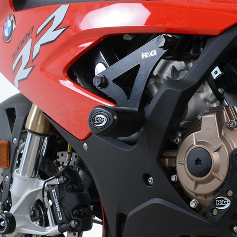 Tampons de protection R&G RACING Aero noir BMW S1000RR Tampons de protection R&G RACING Aero noir BMW S1000RR