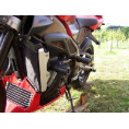 Tampons de protection R&G RACING Aero noir Aprilia Tuono 1000 Tampons de protection R&G RACING Aero noir Aprilia Tuono 1000