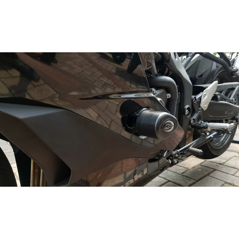 Tampons de protection R&G RACING Aero noir Kawasaki ZX-25R Tampons de protection R&G RACING Aero noir Kawasaki ZX-25R