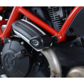 Tampons de protection R&G RACING Aero noir Ducati Monster 797 Tampons de protection R&G RACING Aero noir Ducati Monster 797