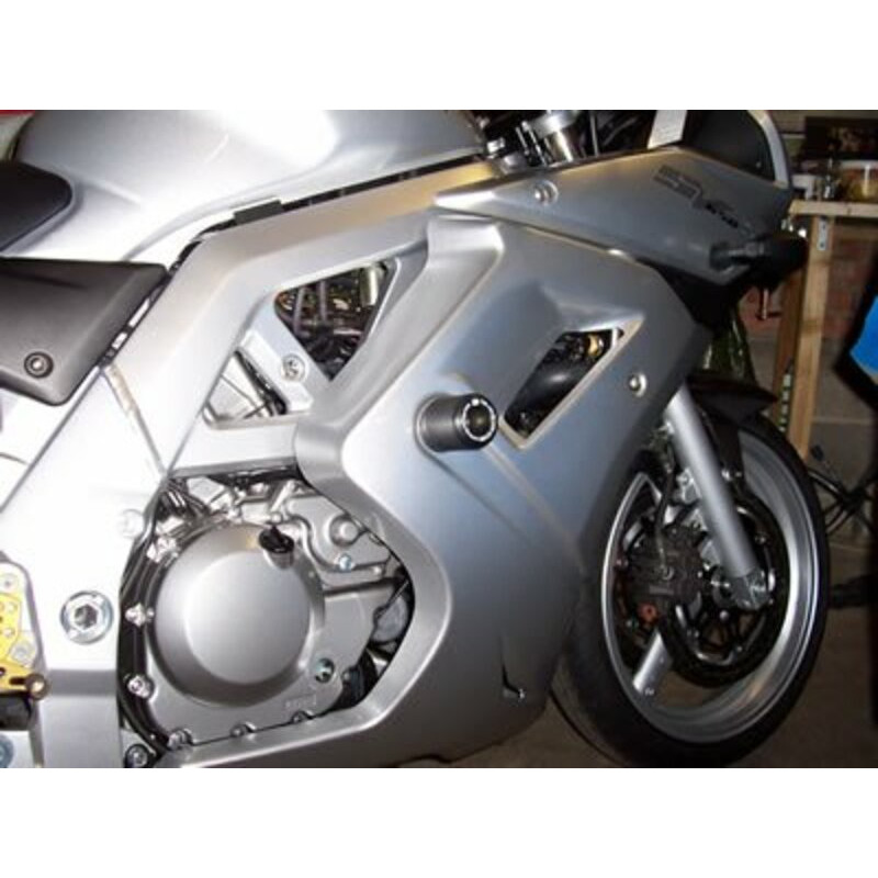 Tampons de protection R&G RACING Classic (axe de bras oscillant) noir Suzuki SV650S carénée Tampons de protection R&G RACING Classic (axe de bras oscillant) noir Suzuki SV650S carénée