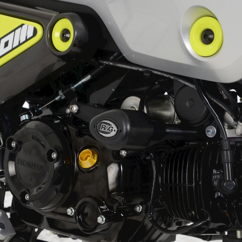 Tampons de protection R&G RACING Aero - noir Honda MSX 125 GROM Tampons de protection R&G RACING Aero - noir Honda MSX 125 GROM