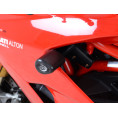 Tampons de protection R&G RACING Aero noir sans percage Ducati Supersport Tampons de protection R&G RACING Aero noir sans percage Ducati Supersport