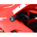 Tampons de protection R&G RACING Aero noir sans percage Ducati Supersport Tampons de protection R&G RACING Aero noir sans percage Ducati Supersport