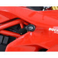 Tampons de protection R&G RACING Aero noir sans percage Ducati Supersport Tampons de protection R&G RACING Aero noir sans percage Ducati Supersport